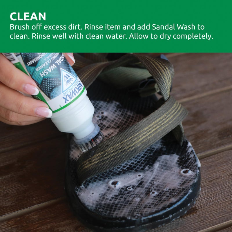Nikwax Sandal Wash for Cleaning and Deodorizing Sandals, Climbing Shoes, and Sockless Footwear - Image 4